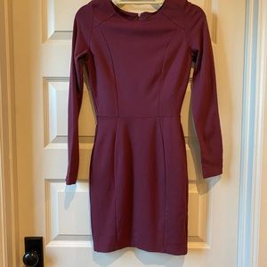 Aqua burgundy woman’s Holiday dress